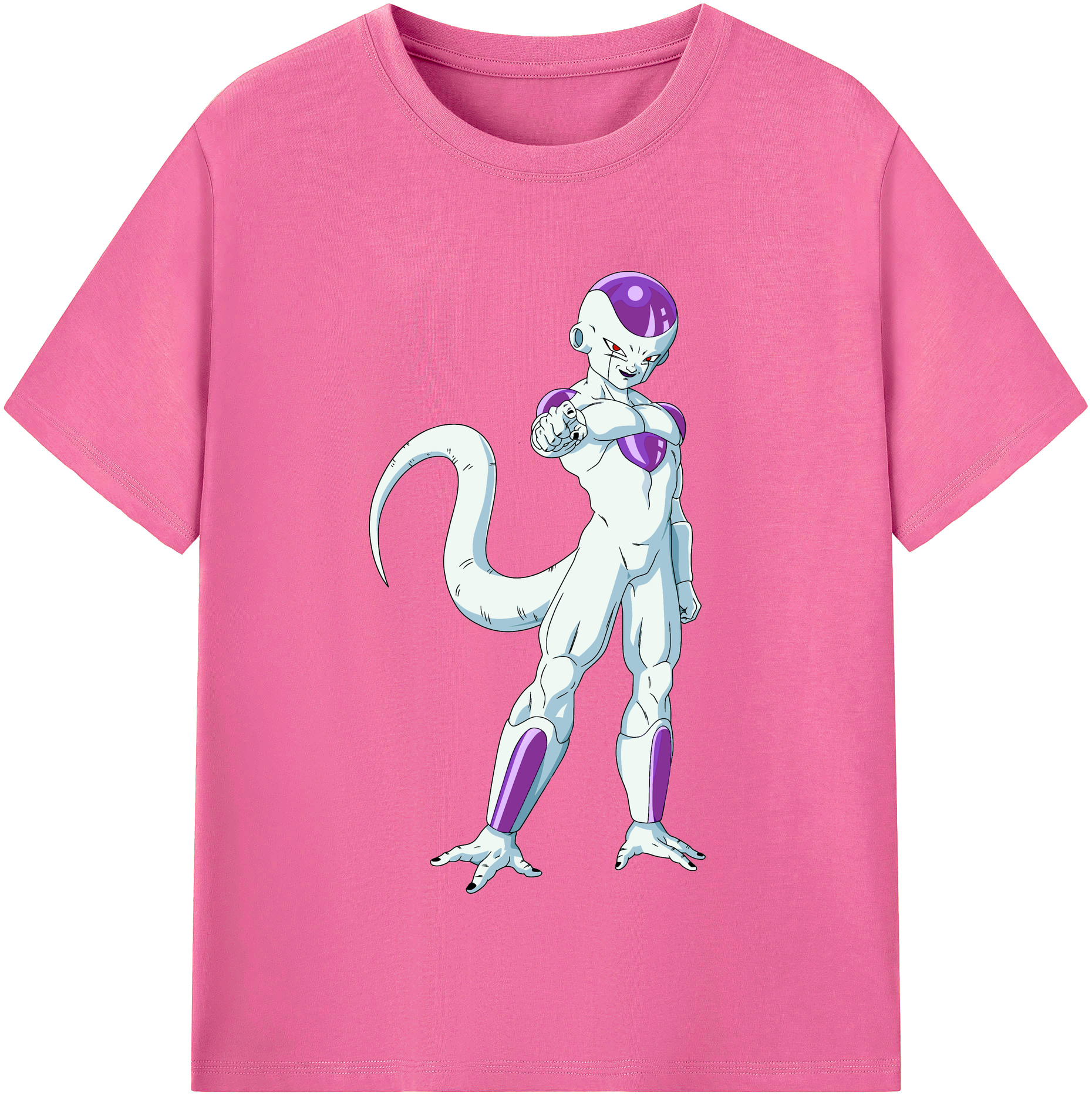 （画像用） ドラゴンボール フリーザ DRAGON BALL Frieza レディースカジュアルプリントTシャツ（綿100％）